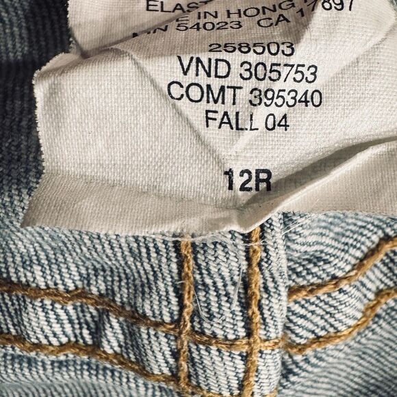 Y2K Gap Long And Lean Jeans 12 (32x31) Light Wash Blue Mid Rise Stretch Womens - Picture 4 of 10